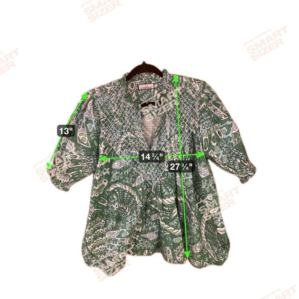 CK Bradley Cayman Top in Falcon Grass - Picture 8 of 8